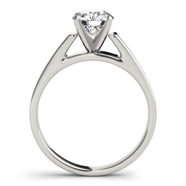 Devoted Solitaires Round Diamond Engagement Ring — 9K/18K Gold & Platinum
