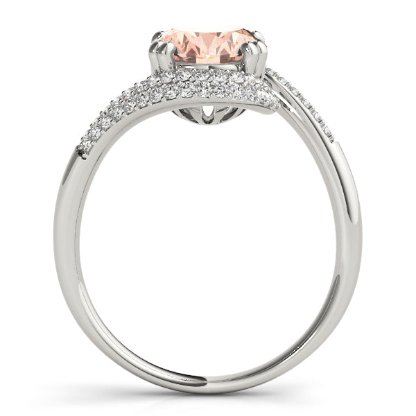 Romantic 10x8 Oval Diamond Engagement Ring — 9K/18K Gold & Platinum