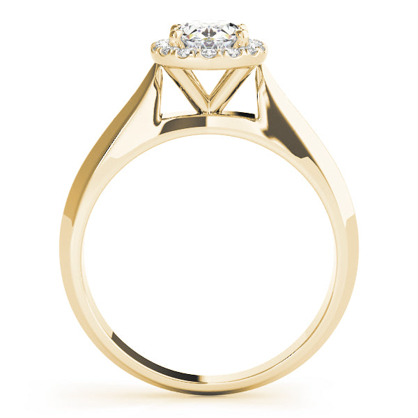 Refined Solitaires Any Shape Oval Diamond Engagement Ring — 9K/18K Gold & Platinum