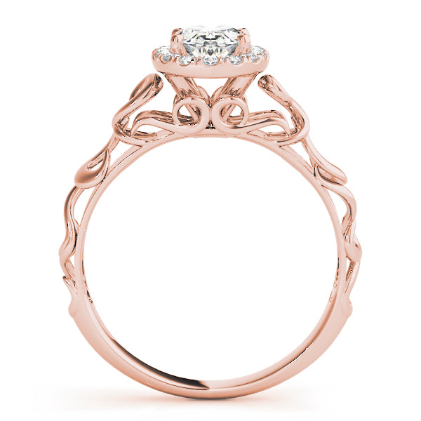 Signature Solitaires Any Shape Oval Diamond Engagement Ring — 9K/18K Gold & Platinum