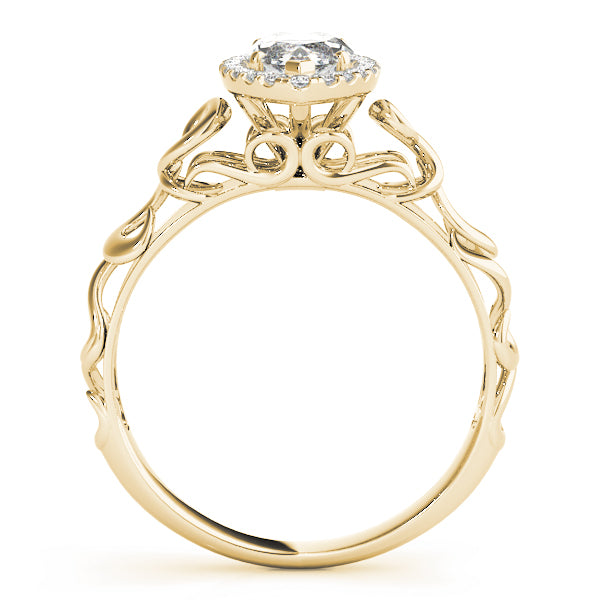 Devoted Solitaires Any Shape Marquise Diamond Engagement Ring — 9K/18K Gold & Platinum