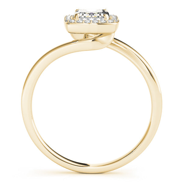 Opulent Sidestone Emerald Diamond Engagement Ring — 9K/18K Gold & Platinum