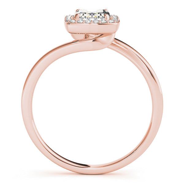 Opulent Sidestone Emerald Diamond Engagement Ring — 9K/18K Gold & Platinum
