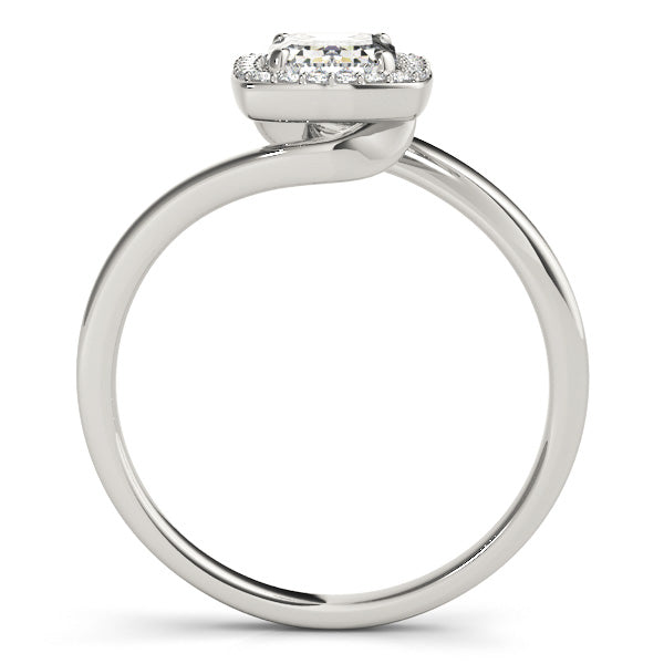 Opulent Sidestone Emerald Diamond Engagement Ring — 9K/18K Gold & Platinum