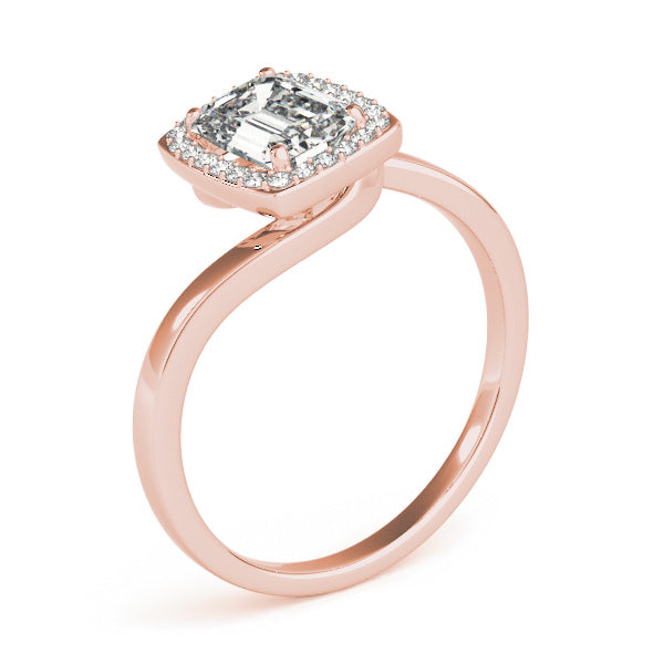Opulent Sidestone Emerald Diamond Engagement Ring — 9K/18K Gold & Platinum