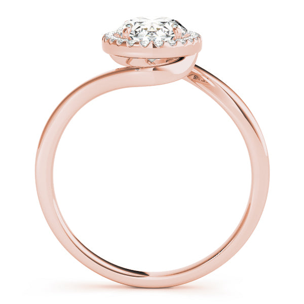 Cherished Sidestone Oval Diamond Engagement Ring — 9K/18K Gold & Platinum