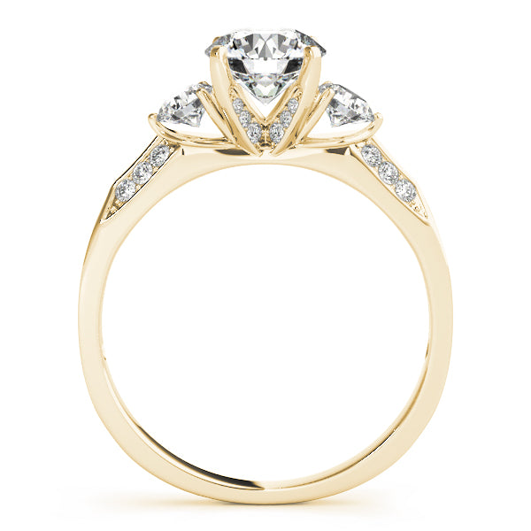 Three Stone Diamond Engagement Ring