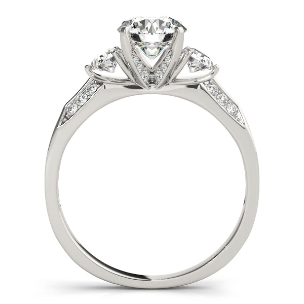 Three Stone Diamond Engagement Ring