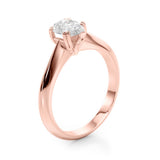 Exquisite Double Prong Engagement Ring Pear Diamond Engagement Ring — 9K/18K Gold & Platinum
