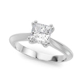 Brilliant Double Prong Engagement Ring Cushion Diamond Engagement Ring — 9K/18K Gold & Platinum