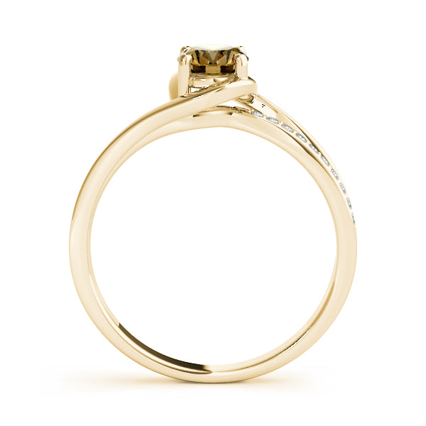 Dazzling Fashion Ring Oval Diamond Engagement Ring — 9K/18K Gold & Platinum