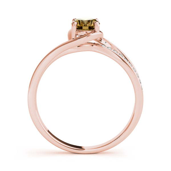 Dazzling Fashion Ring Oval Diamond Engagement Ring — 9K/18K Gold & Platinum