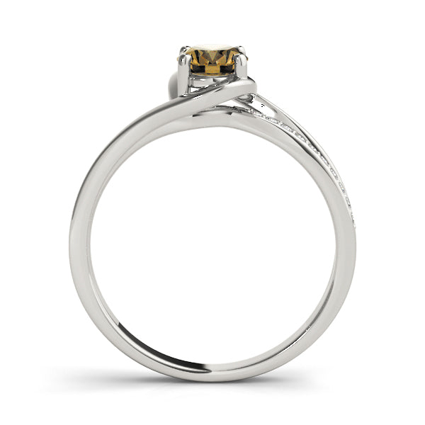 Dazzling Fashion Ring Oval Diamond Engagement Ring — 9K/18K Gold & Platinum