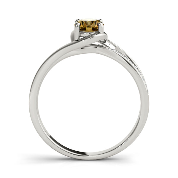 Dazzling Fashion Ring Oval Diamond Engagement Ring — 9K/18K Gold & Platinum