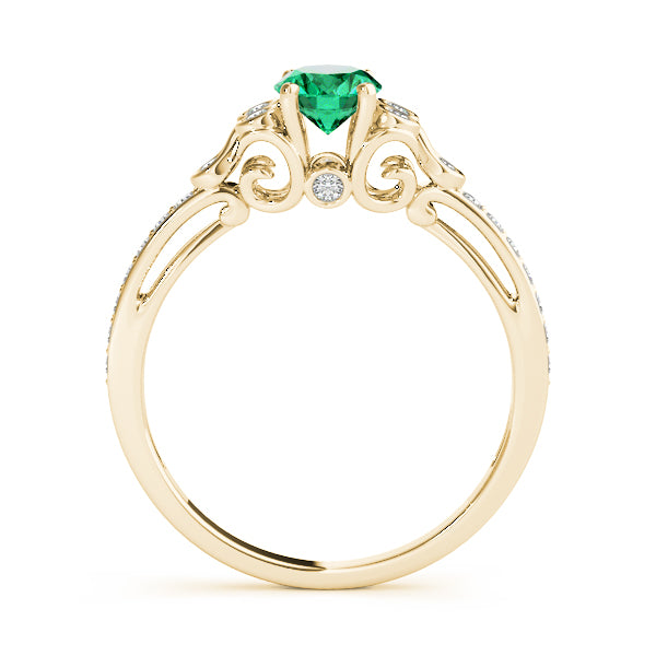 Enchanted Fashion Ring Oval Diamond Engagement Ring — 9K/18K Gold & Platinum