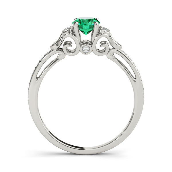 Enchanted Fashion Ring Oval Diamond Engagement Ring — 9K/18K Gold & Platinum