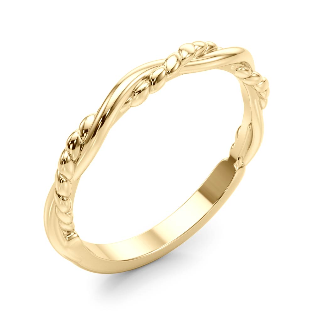 Twisted Filigree Gold Band