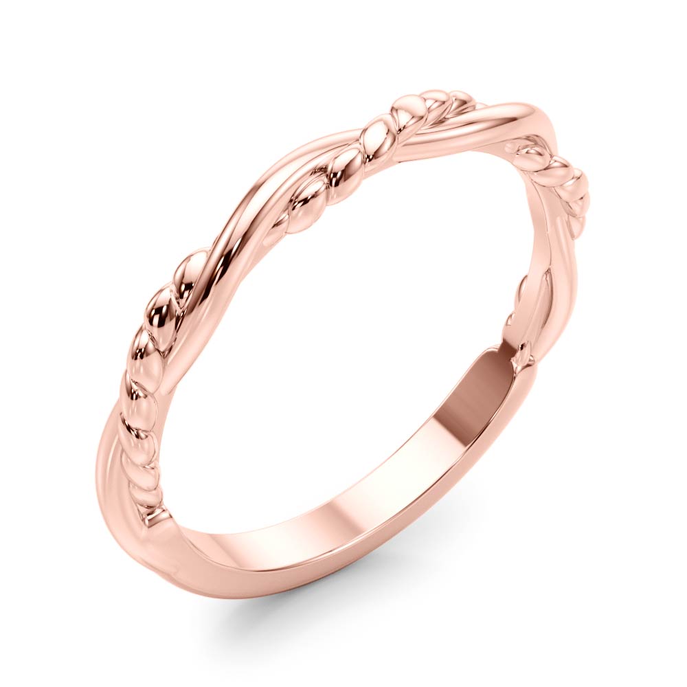 Twisted Filigree Gold Band