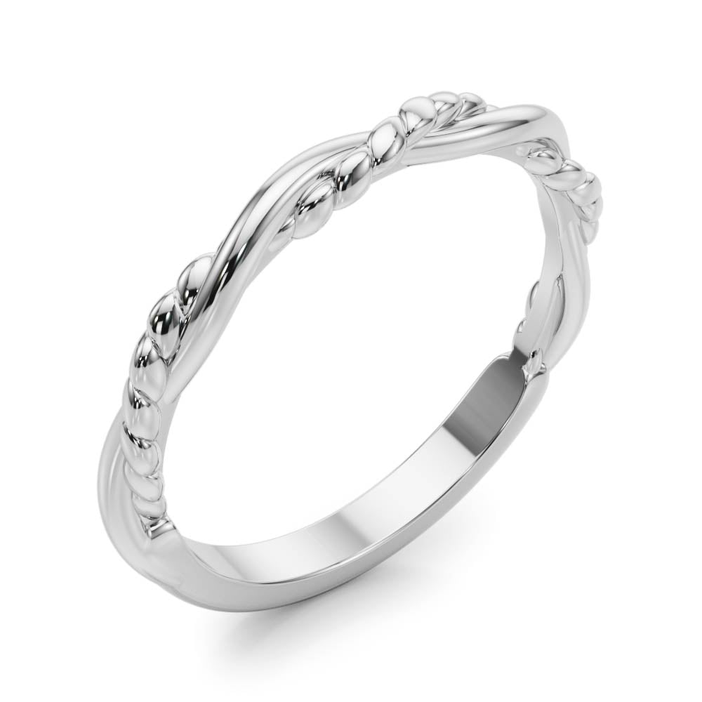 Twisted Filigree Gold Band