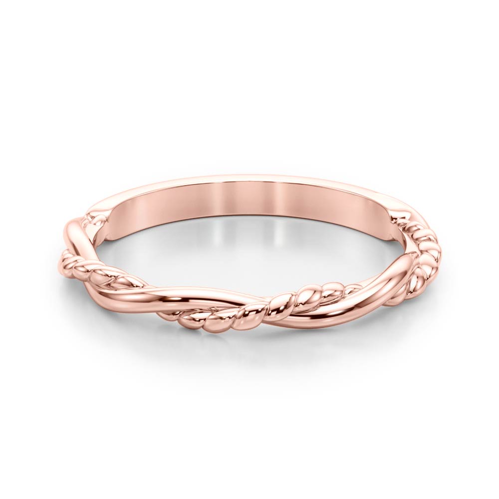 Twisted Filigree Gold Band