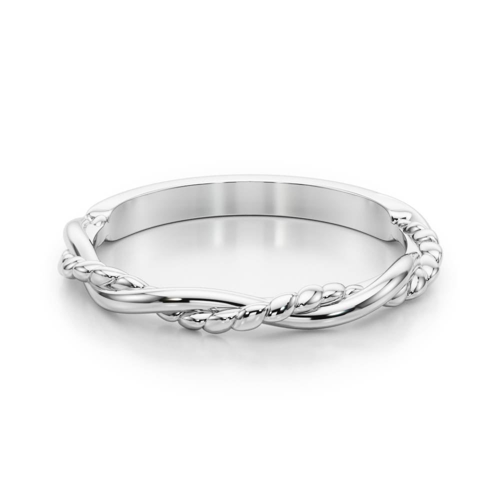 Twisted Filigree Gold Band