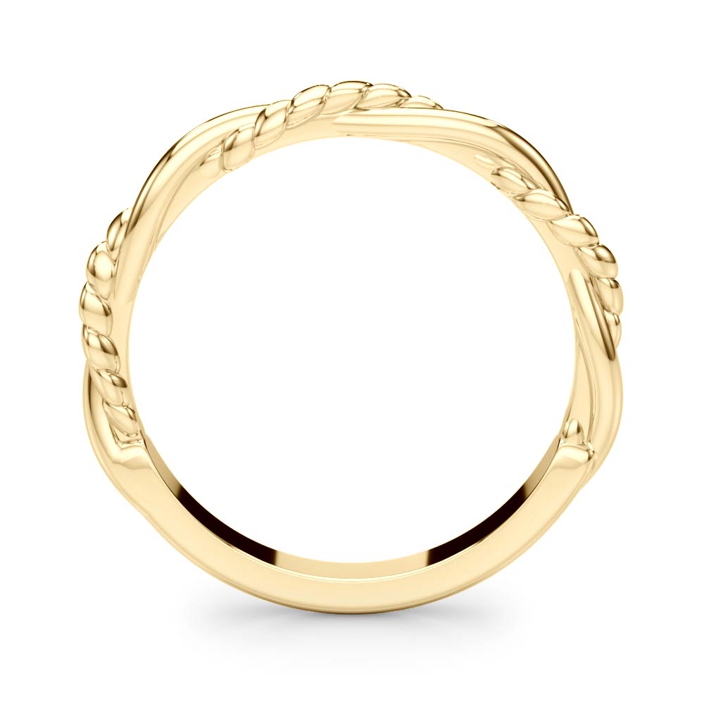 Twisted Filigree Gold Band