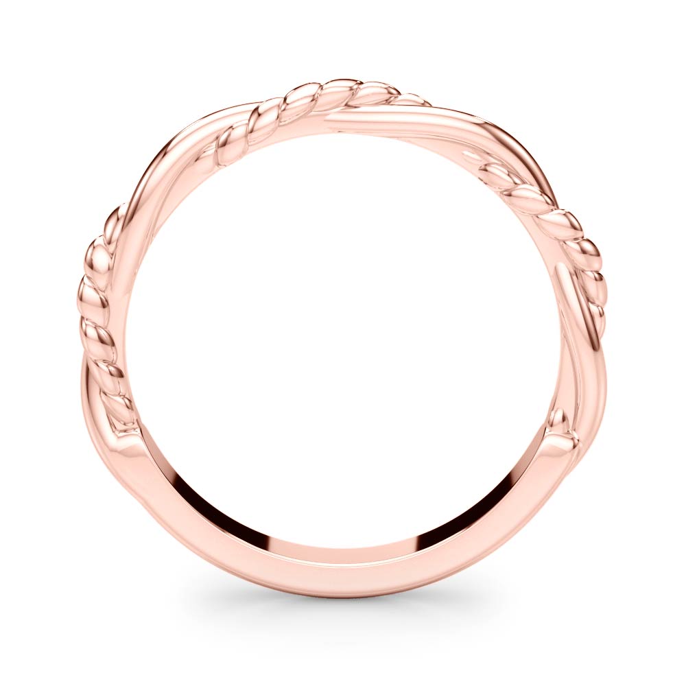Twisted Filigree Gold Band