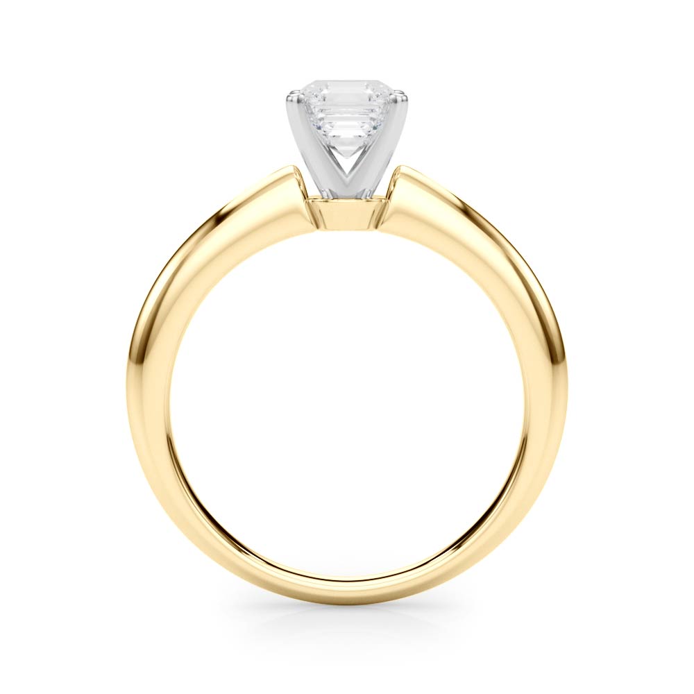Heirloom 6 Prong Solitaire Round Diamond Engagement Ring — 9K/18K Gold & Platinum