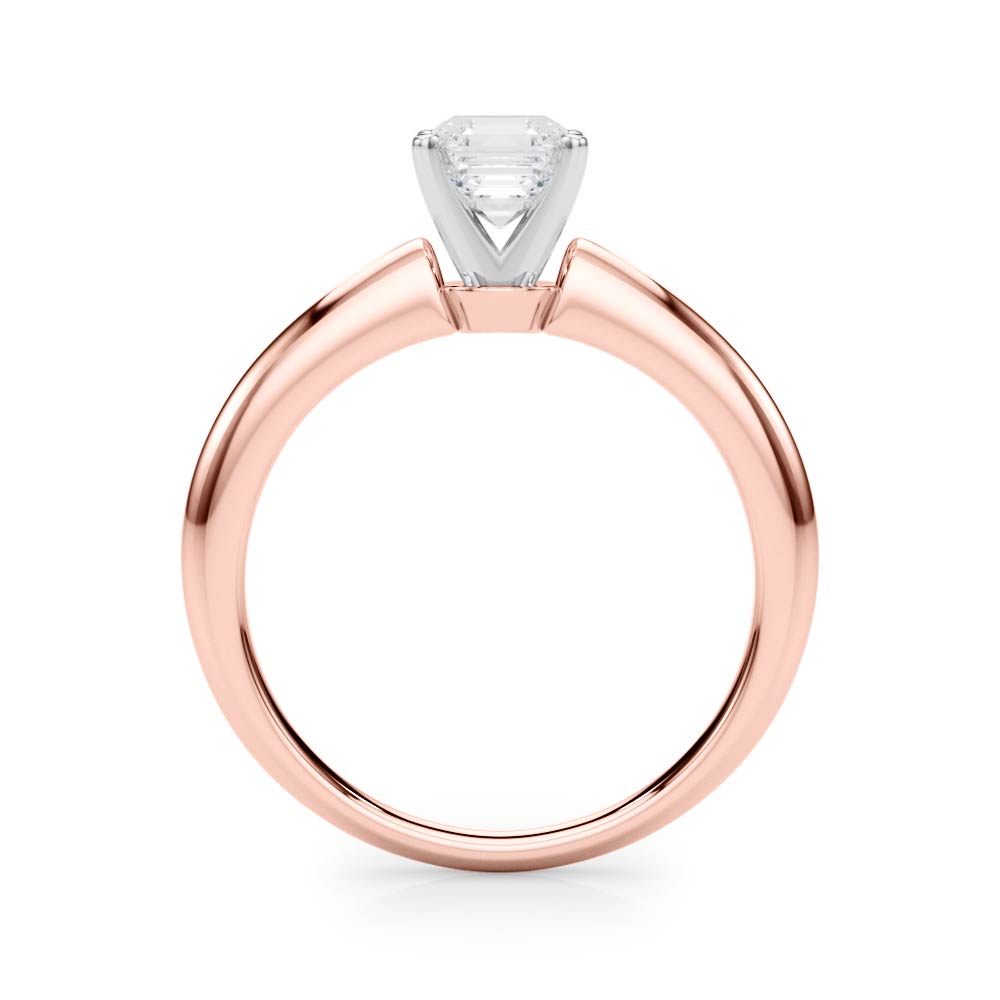 Heirloom 6 Prong Solitaire Round Diamond Engagement Ring — 9K/18K Gold & Platinum