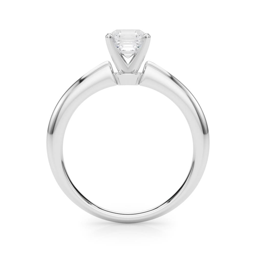 Heirloom 6 Prong Solitaire Round Diamond Engagement Ring — 9K/18K Gold & Platinum