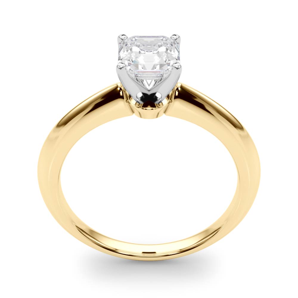 Heirloom 6 Prong Solitaire Round Diamond Engagement Ring — 9K/18K Gold & Platinum