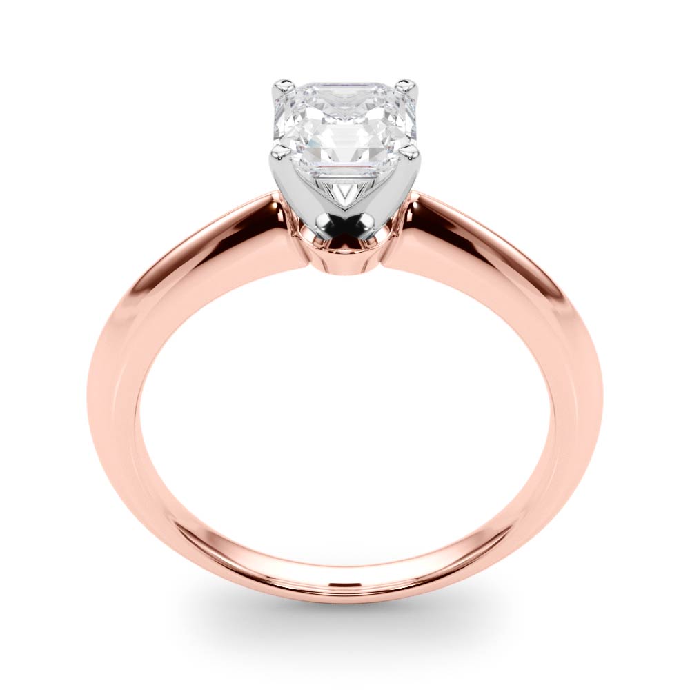 Heirloom 6 Prong Solitaire Round Diamond Engagement Ring — 9K/18K Gold & Platinum