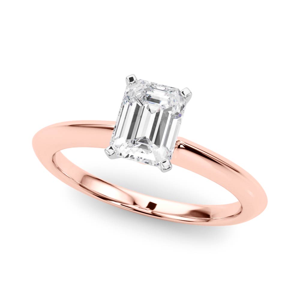 Heirloom 6 Prong Solitaire Round Diamond Engagement Ring — 9K/18K Gold & Platinum