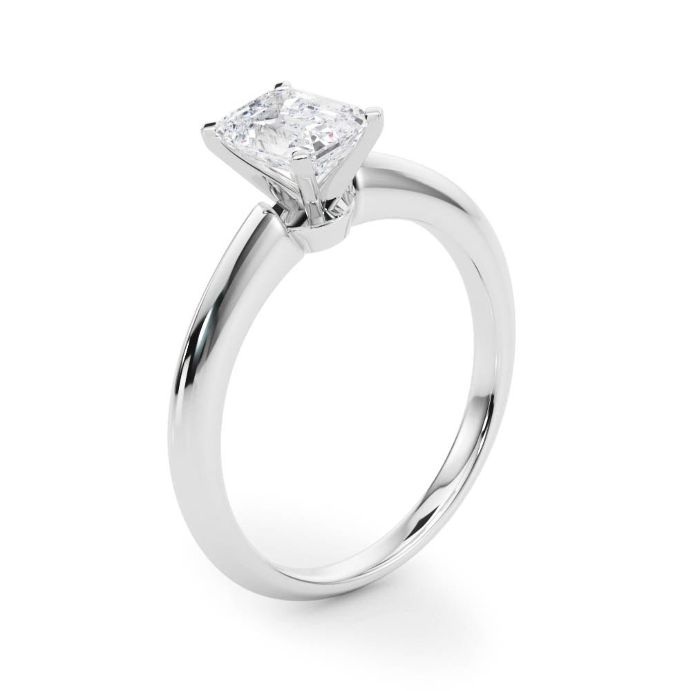 Heirloom 6 Prong Solitaire Round Diamond Engagement Ring — 9K/18K Gold & Platinum