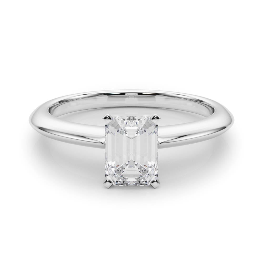 Heirloom 6 Prong Solitaire Round Diamond Engagement Ring — 9K/18K Gold & Platinum