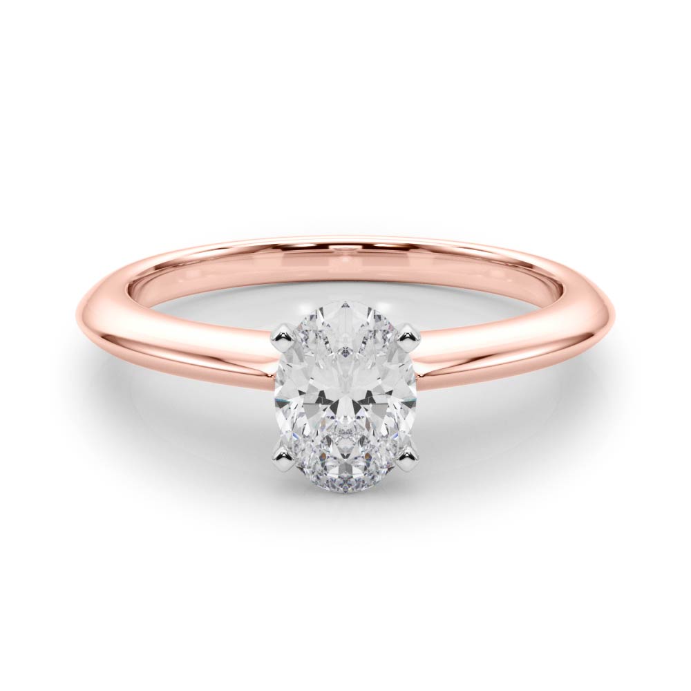 Heirloom 6 Prong Solitaire Round Diamond Engagement Ring — 9K/18K Gold & Platinum