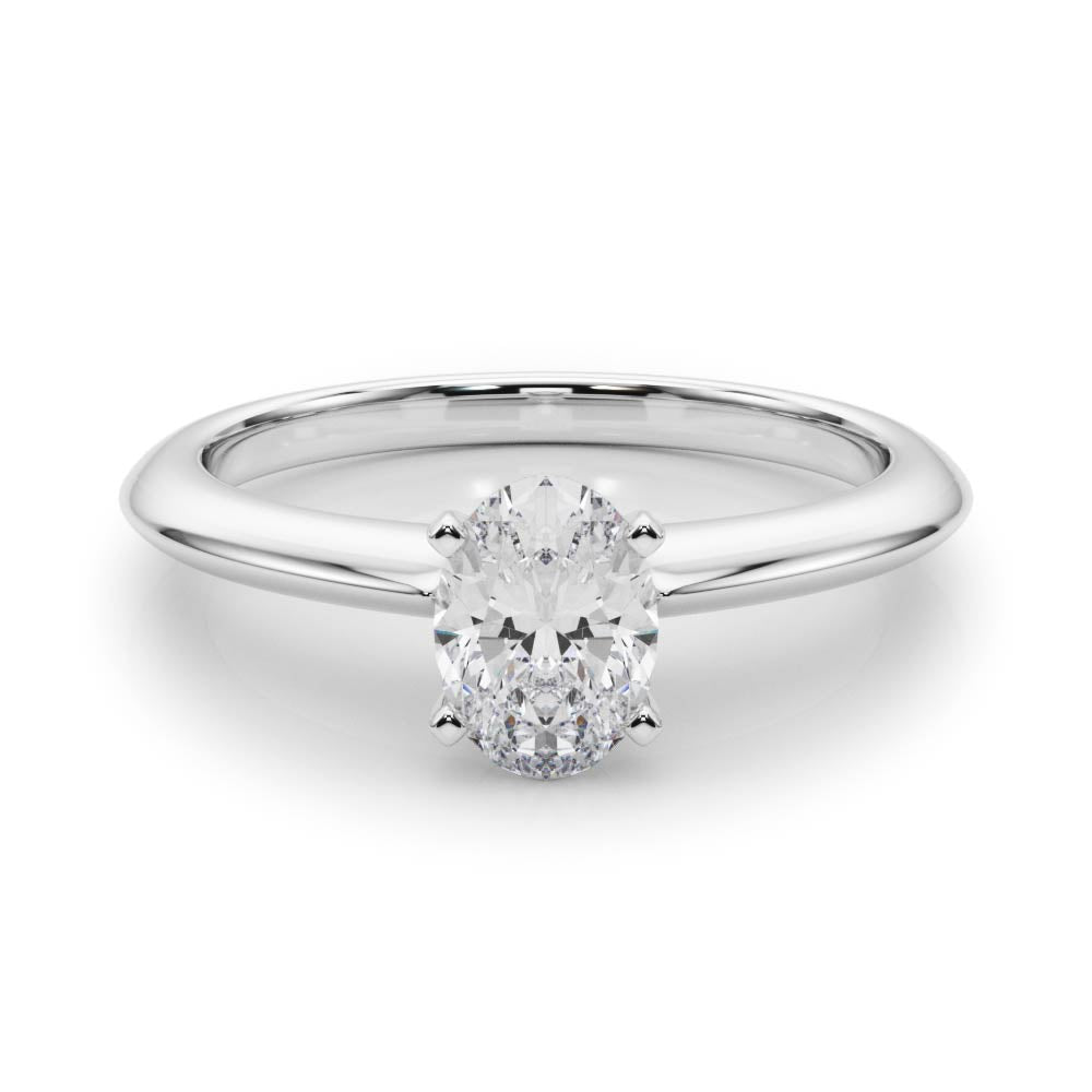 Heirloom 6 Prong Solitaire Round Diamond Engagement Ring — 9K/18K Gold & Platinum