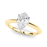 Heirloom 6 Prong Solitaire Round Diamond Engagement Ring — 9K/18K Gold & Platinum
