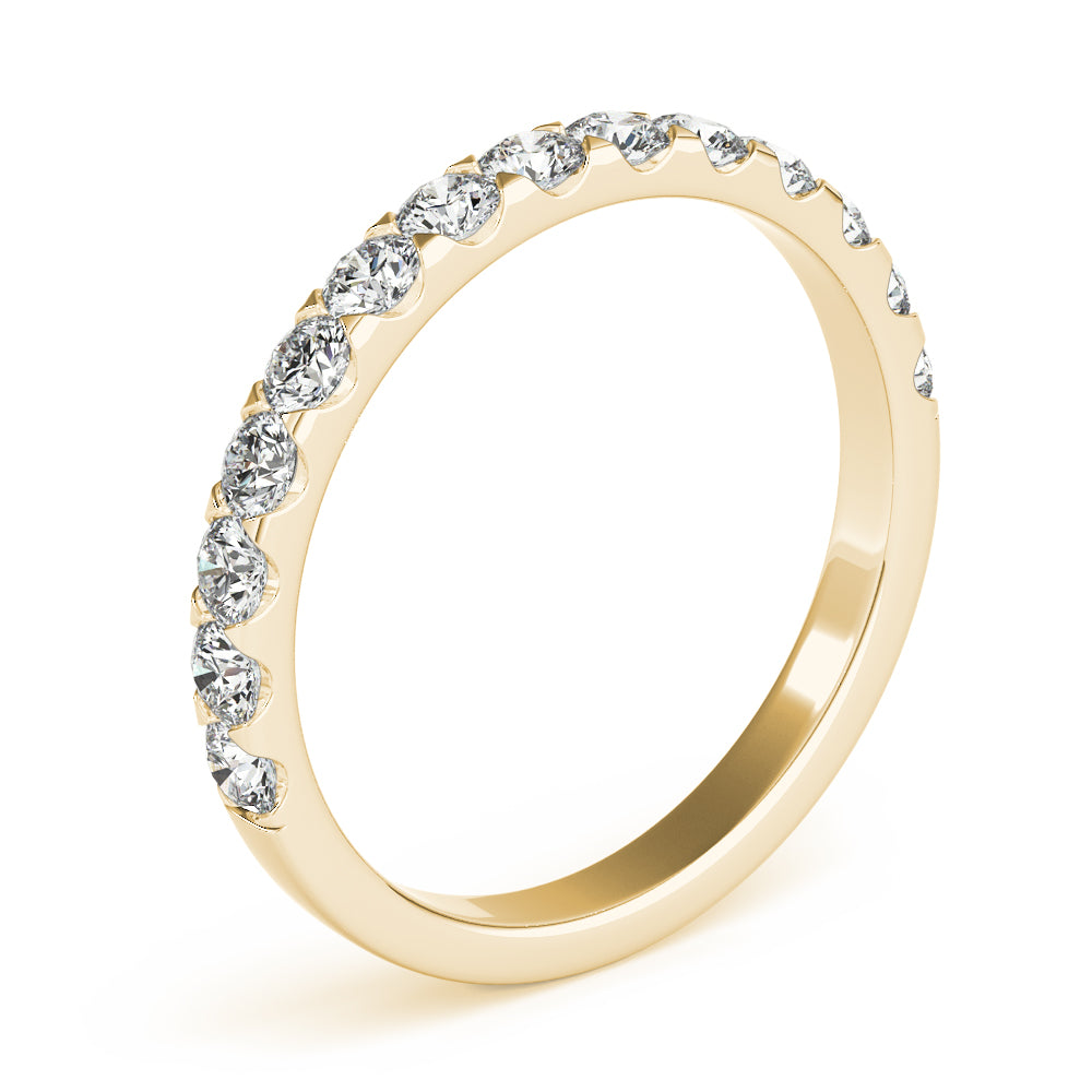 Diamond Half Eternity Ring in Gold & Platinum