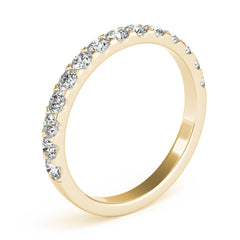 Diamond Half Eternity Ring in Gold & Platinum
