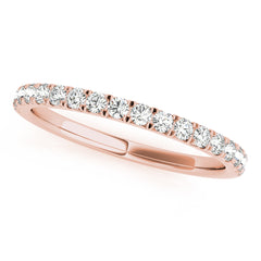 Diamond Half Eternity Ring in Gold & Platinum