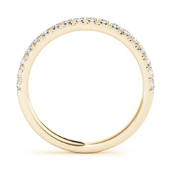 Diamond Half Eternity Ring in Gold & Platinum