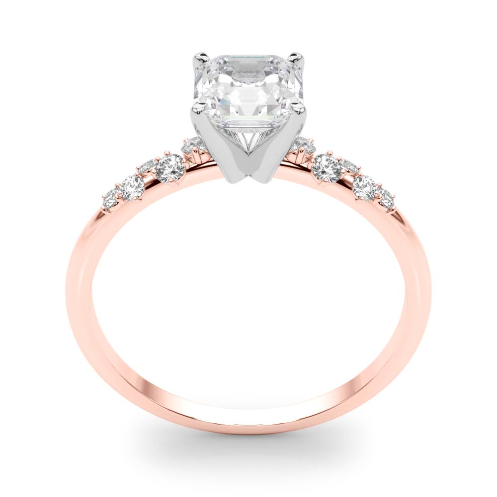 Regal Fashion Rings Oval Diamond Engagement Ring — 9K/18K Gold & Platinum