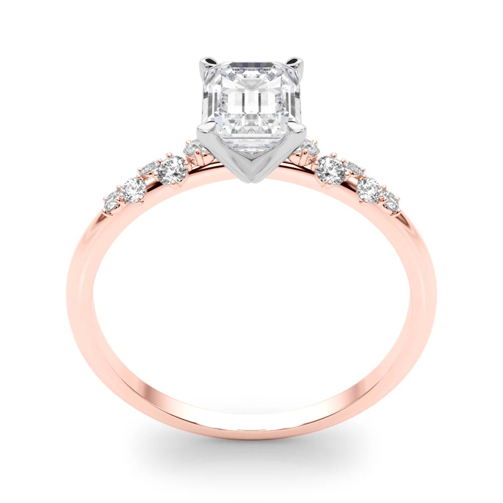 Regal Fashion Rings Oval Diamond Engagement Ring — 9K/18K Gold & Platinum