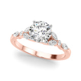 Devoted Engagement Ring Marquise Diamond Engagement Ring — 9K/18K Gold & Platinum