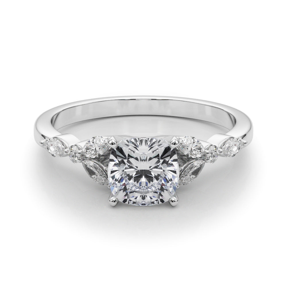 Devoted Engagement Ring Marquise Diamond Engagement Ring — 9K/18K Gold & Platinum