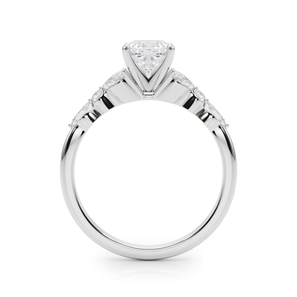Devoted Engagement Ring Marquise Diamond Engagement Ring — 9K/18K Gold & Platinum