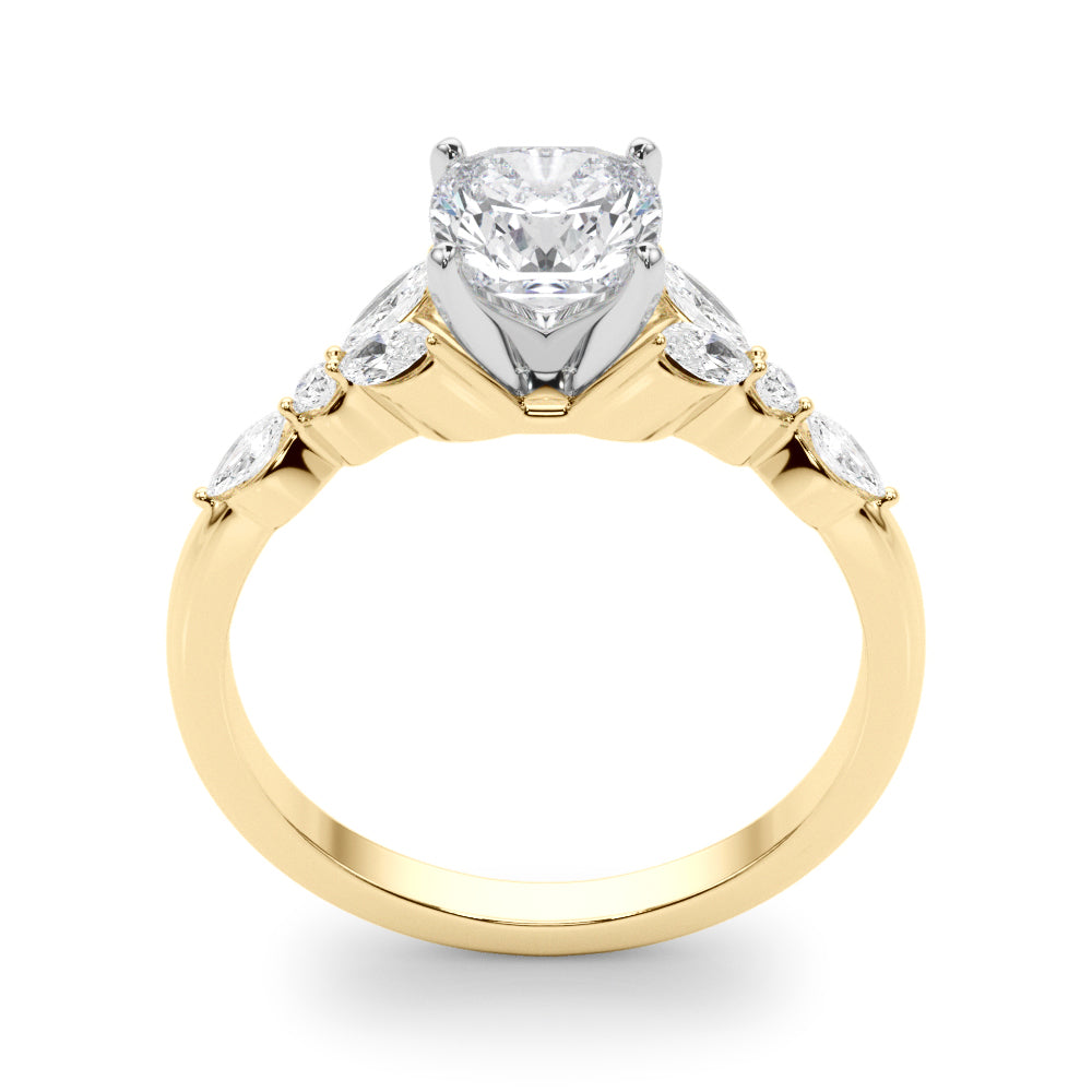 Devoted Engagement Ring Marquise Diamond Engagement Ring — 9K/18K Gold & Platinum