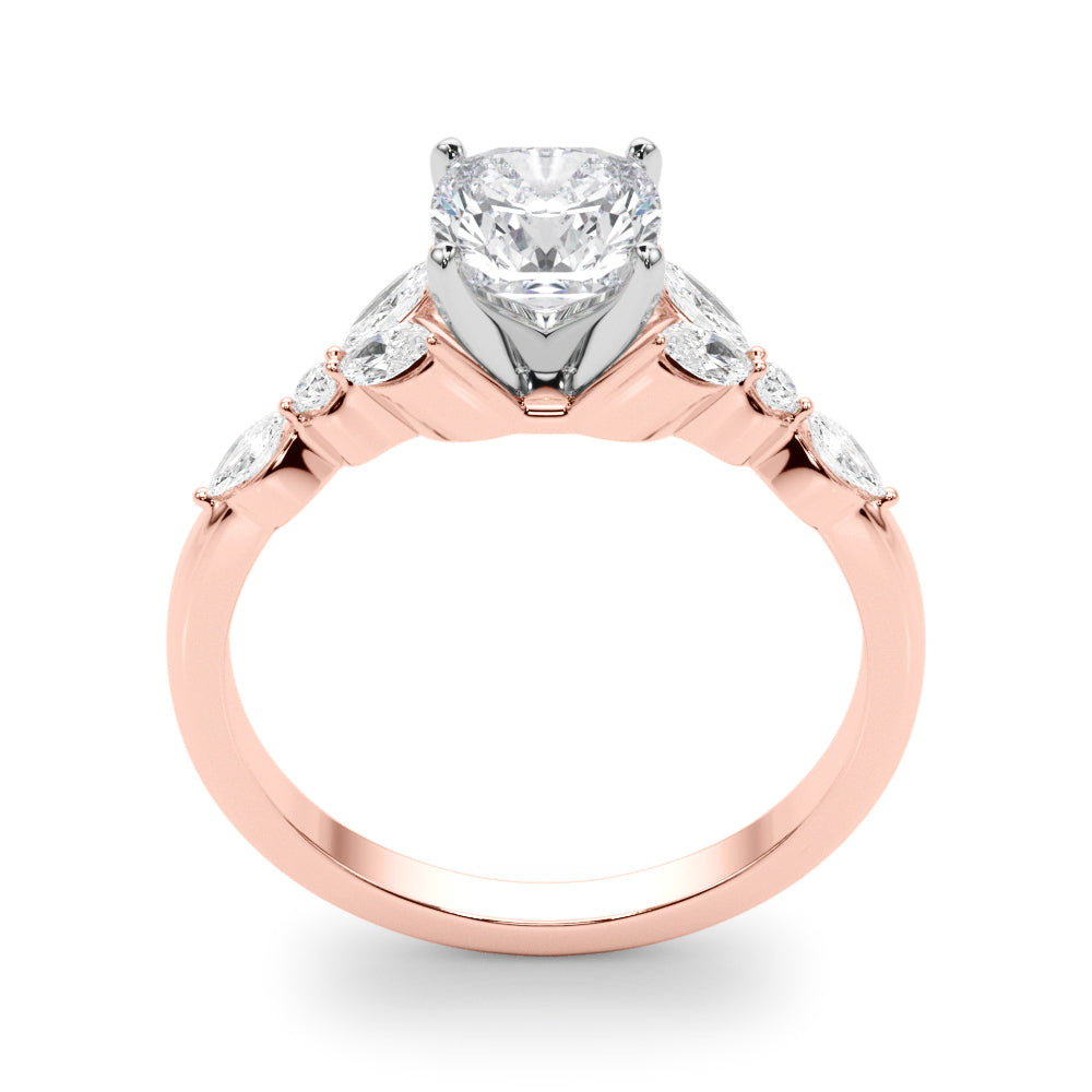 Devoted Engagement Ring Marquise Diamond Engagement Ring — 9K/18K Gold & Platinum