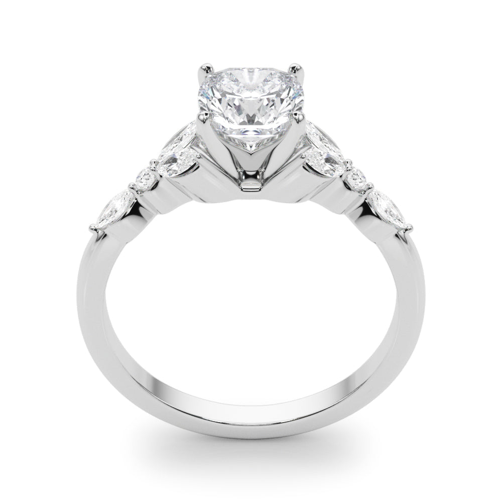 Devoted Engagement Ring Marquise Diamond Engagement Ring — 9K/18K Gold & Platinum